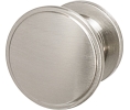Hafele 133.50.218 Knob, BP53012G10, 1 1/4" Diameter, 1 1/16" Height, Zinc, Satin Nickel