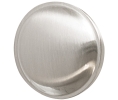 Hafele 133.50.219 Knob, BP53015G10, 1 1/4" Diameter, 15/16" Height, Zinc, Satin Nickel