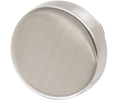 Hafele 133.50.231 Knob, BP55270G10 Model, 1 5/16" Diameter, 1 1/16" Height, Zinc, Satin Nickel