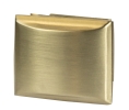 Hafele 133.53.085 Knob, 1 1/4" Length, 1 1/8" Height, 1" Width, Zinc, Gold Champagne