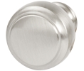 Hafele 133.53.168 Knob, 1 3/16" Length, 1 3/16" Height, 1 3/16" Base Diameter, Zinc, Matt Nickel