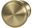 Hafele 133.53.218 Knob, 1 1/16" Diameter, 1 3/16" Height, Zinc, Gold Champagne