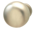 Hafele 134.43.604 Knob, 1 1/4" Diameter, 1 1/8" Height, 3/4" Base Diameter, Metal, Matt Nickel