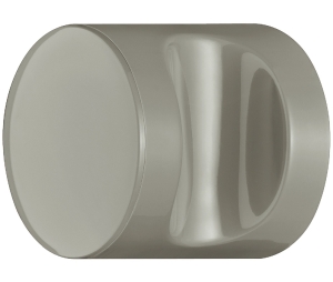 Hafele 139.00.495 Knob, Timeless, Hewi, 1 1/4" Diameter, 1 3/16" Height, 15/16" Hole Spacing, Polyamide, Stone Gray