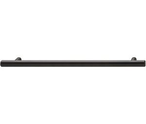 Hafele 155.00.765 Bar Handle, Cosmopolitan Collection, M4 Thread, 7 9/16" Center to Center, 9 1/8" Length, 1 3/8" Height, Steel, Oil Rubbed Bronze