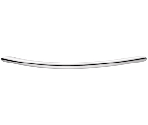 Hafele 155.00.822 Handle, M4 Thread, 6-5/16" Center to Center, 7 1/4" Length, 1 1/4" Height, Steel, Polished Chrome