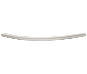 Hafele 155.00.841 Handle, M4 Thread, 5" Center to Center, 5 13/16" Length, 1 3/16" Height, Steel, Matt Nickel