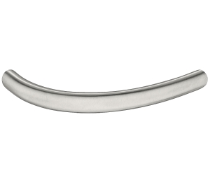 Hafele 155.01.452 Handle, Aurora Collection, 6-5/16" CTC, Stainless Steel, Matt
