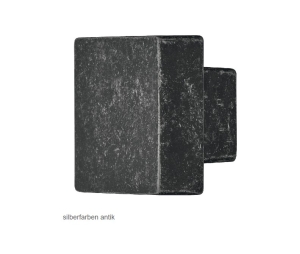 Hafele 155.01.783 Knob, District Collection, Zinc, Antique Silver