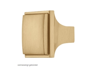 Hafele 155.02.280 Knob, Beaulieu Collection, 1-3/8 x 1-3/8" Knob Dimensions, Brass, Brushed Brass