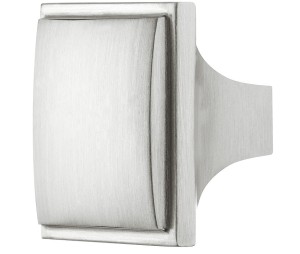 Hafele 155.02.271 Knob, Beaulieu, 30 mm (1-3/16") Knob , Brass, Stainless Steel Colored