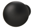 Hafele 155.99.028 Knob, Chanterelle Collection, 1-1/5" Ø, Zinc, Matt Black