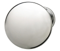 Hafele 155.99.030 Knob, Chanterelle Collection, 1-1/5" Ø, Zinc, Polished Chrome