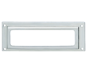 Hafele 168.00.713 Label Frame, 2-1/16 x 9/16" Dimensions, Steel, Nickel Plated