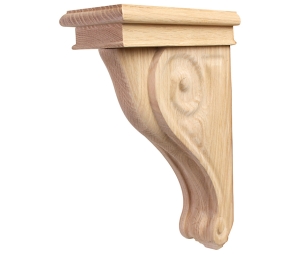 Hafele 194.69.412 Corbel, Scroll Collection, 13" x 3-1/4" x 9-3/16" (H x W x D), Box of 30 Pieces