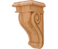Hafele 194.75.140 Corbel, Scroll Collection, 9" x 4-1/4" x 5" (H x W x D), Maple