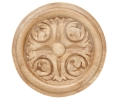 Hafele 194.78.151 Onlay, Acanthus Collection, 2-7/8" Diameter x 3/8" Depth, Maple