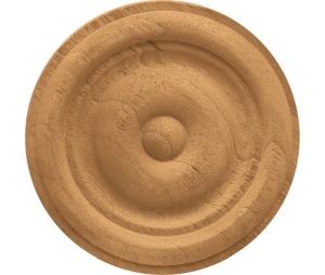 Hafele 194.78.653 Ornament, 2-7/8" Diameter x 3/8" Depth, Cherry