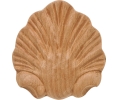 Hafele 194.78.662 Onlay, Shell, 2-1/2" x 2-3/4" x 1/2" (W x H x D), Cherry