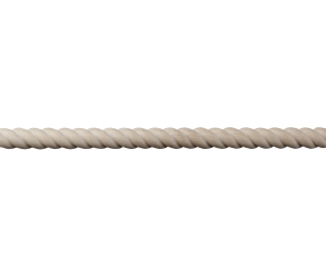 Hafele 194.79.120 Moulding, Rope Collection, 3/4" x 11/32" x 96" (H x D x L), Maple