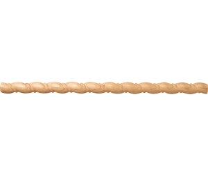 Hafele 194.79.321 Moulding, Rope Collection, 11/16" x 5/16" x 96" (H x D x L), Beech