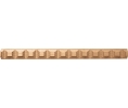 Hafele 194.79.604 Moulding, Dentil Collection, 15/16" x 11/32" x 96" (H x D x L), Cherry