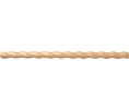 Hafele 194.79.621 Moulding, Rope Collection, 11/16" x 5/16" x 96" (H x D x L), Cherry