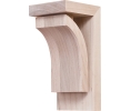 Hafele 198.12.130 Corbel, Prairie Collection, 6" x 2-7/8" x 3" (H x W x D), Maple, Unfinished