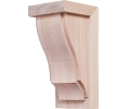 Hafele 198.12.160 Corbel, Hannover Collection, 6" x 2-7/8" x 3" (H x W x D), Maple, Unfinished