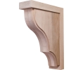 Hafele 198.12.180 Corbel, Hannover Collection, 12" x 2-7/8" x 9" (H x W x D), Maple, Unfinished