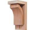 Hafele 198.12.630 Corbel, Prairie Collection, 6" x 2-7/8" x 3" (H x W x D), Cherry, Unfinished