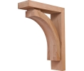 Hafele 198.12.650 Corbel, Prairie Collection, 12" x 2-7/8" x 9" (H x W x D), Cherry, Unfinished