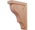 Hafele 198.12.680 Corbel, Hannover Collection, 12" x 2-7/8" x 9" (H x W x D), Cherry, Unfinished