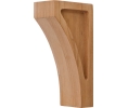 Hafele 198.13.600 Corbel, Transitions Collection, 6" x 1-3/4" x 3" (H x W x D), Cherry, Unfinished
