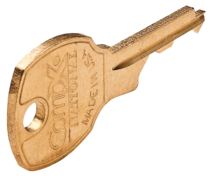 Hafele 210.02.209 Master Key, For MKKD Cam Locks, National Lock - High Security, Brass