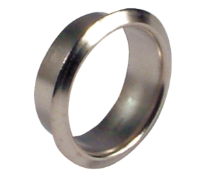 Hafele 210.04.062 Cylinder Rosette, BZ-100 Model, 15/16" Diameter, Brass, Polished Nickel