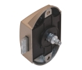 Hafele 211.63.622 Push-Lock, Can Be Operated From One Side, Without Catch Bolt, Zinc Alloy, Matt Nickel