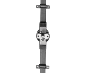 Hafele 223.63.300 Wardrobe/Overhead Storage Lock, Timberline - Modular Removable Core Locking System, Horizontal, Plastic, Black, Set