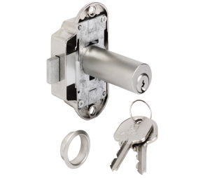 Hafele 225.62.290 Piccolo-Nova Espagnolette Locks, with Extended Pin Tumbler Cylinder, Standard Profile, Customized, 1" Backset