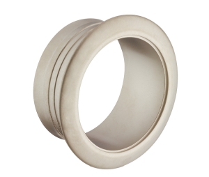 Hafele 229.03.626 Round Rosette, For Push-Lock, For 19 mm (3/4") Door Thickness, Plastic, Matt Nickel