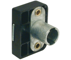 Hafele 232.12.302 Deadbolt Lock, CB-290, Left Hand/Right Hand, Square, Timberline - Modular Removable Core Locking System, Nylon/Zinc Die-Cast/Steel, Black/Unfinished/Nickel