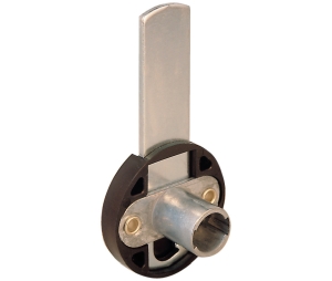 Hafele 232.18.322 Deadbolt Lock, CB-242, Extended Bolt, Left Hand/Right Hand, Timberline - Modular Removable Core Locking System, Nylon/Zinc Die-Cast/Steel, Black/Unfinished/Nickel