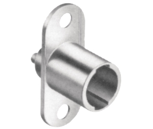 Hafele 234.86.017 Side Mount Lock Body, CB-150 Model, Installs Left or Right, With Locking Lug, Zinc, Unfinished