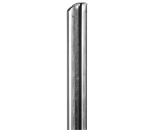 Hafele 234.87.827 Lockbar, LB-240 Model, Lockbar Groove is 11/16" Wide x 5/32" Deep, 24" Length, Steel, Zinc