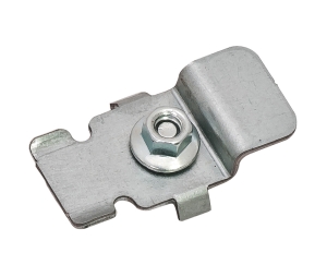 Hafele 234.91.089 Lockbar Clip, For Use with Any Central Locking Assembly From the Cylinder Module System, Galvanized Steel