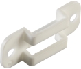 Hafele 237.23.720 Bar Guide, Open Type, Cabinet Lock Accessories, Plastic, White