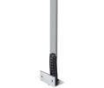 Hafele 237.42.109 Vertical Lock Bar, with Attached Spring and Lock Bar, 23 5/8" Length, for Screw Fixing, Steel, Bright