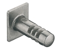 Hafele 237.56.980 Locking Bolt, for EFL1 Wooden Doors, Locking Bolt for Hinged Doors and Flaps, 1 1/16" Length, Metal, Nickel Plated