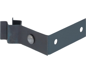 Hafele 245.07.793 Spring Catch, Use #6 Pan Head Screw, 1 7/8", Steel, Blue Tempered