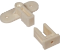 Hafele 245.16.410 Dummy Drawer Front Connector, Permafix Block, Plastic, Cream White 